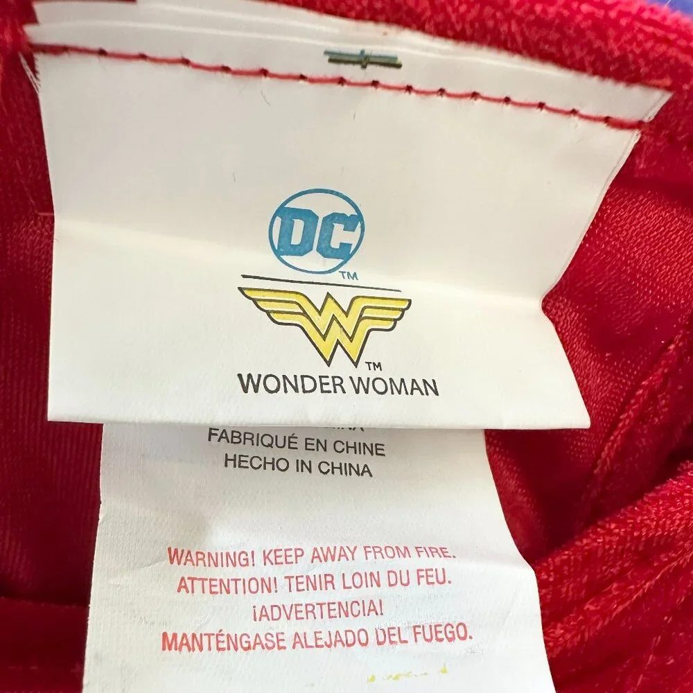 DC Wonder Woman Halloween Costume for Toddler Girls Size 2-4 Years Old Pre-owned